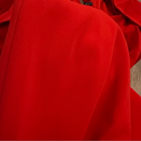 Badgley Mishka Origami Evening Dress Women’s Size 6 Red Structured Evening Event - Picture 10 of 14